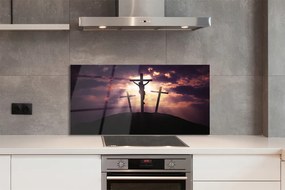 Panel szklany do Kuchni Jezus pod Krzyżem