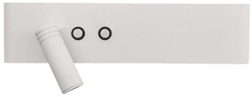Kinkiet, lampka nocna Resort left 10W + 3W LED 4000K Biały