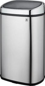 Kosz na Śmieci Push Inox CITY srebrny 58L