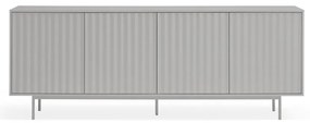 Szara niska komoda 211x80 cm Sierra – Teulat