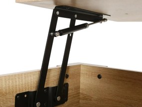 PROMOCJA Stolik kawowy RIWA z wysuwanym blatem 100x50 cm, dąb