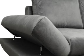 Narożnik LOFT z funkcją spania Regulowane zagłówki i podłokietniki Lewa strona Kronos 22