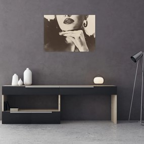 Obraz - Vintage zdjęcie kobiety (70x50 cm)