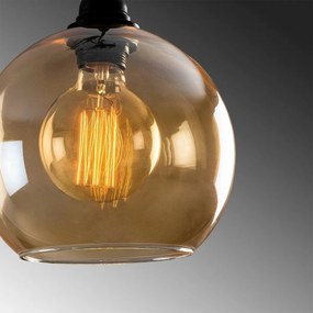 Lampa wisząca Gold - 021, złota-czarna