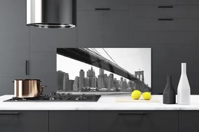 Szkło Ozdobne do Kuchni Miejski Most Nad Kanałem