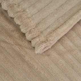 Brązowy koc z mikropluszu 130x160 cm Fur Velvet – Casa Selección