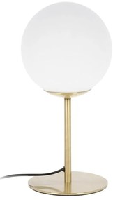 Lampa stołowa w kolorze złota z metalowym kloszem (wys. 28 cm) Mahala – Kave Home