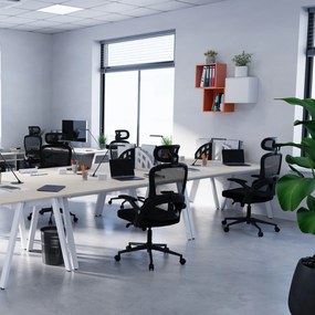 Ergonomiczny fotel do pracy w biurze Diablo V-Light czarny