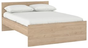 Łóżko dwuosobowe w naturalnym kolorze 140x190 cm Naia – Tvilum
