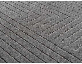 Dywan uniwersalny Nova 3D Geometria szary 200 cm x 290 cm