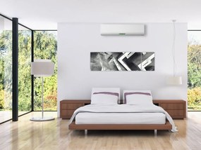 Abstrakcyjny obraz kostek (170x50 cm)