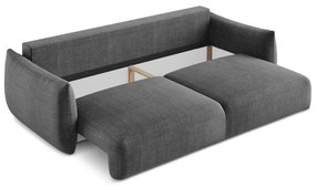 Ciemnoszara rozkładana sofa 230 cm Leila – Makamii