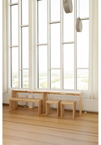 Stołek z litego drewna sosnowego w naturalnym kolorze Join-In – Karup Design