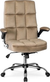 Pikowane krzesło biurowe z weluru London