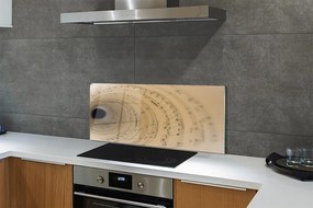 Szklany Panel Arkusz Nutowy