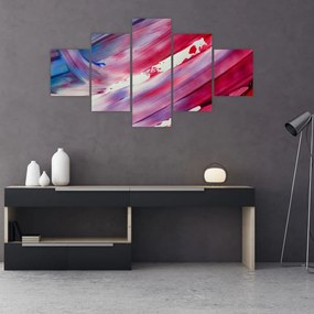 Obraz - różowo - niebieskie kolory (125x70 cm)
