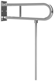 Uchwyt ścienny ze stali nierdzewnej do łazienki 62 cm Handicap – Sapho