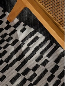 Czarny/kremowy dywan odpowiedni na zewnątrz 120x170 cm Haringey Acacia – Ted Baker