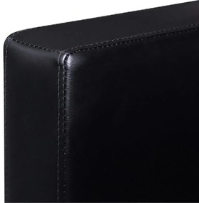 Czarna elegancka sofa 3-osobowa B4-B98