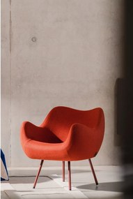 Czerwony wełniany fotel RM58 – noo.ma