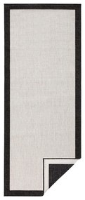 Czarno-kremowy chodnik dwustronny NORTHRUGS Panama, 80x250 cm