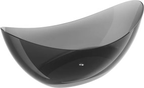 Mexen Vea wanna wolnostojąca transparentna 180 x 80 cm, black, korek chrom - 58091808013