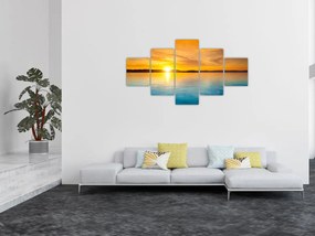Obraz wschodu słońca (125x70 cm)