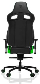 Vertagear Racing Series P-Line PL4500 HygennX Fotel Gamingowy Czarny/Zielony