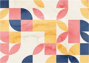 Obraz - Abstrakcja z wzorami retro (70x50 cm)
