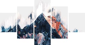 Obraz - Abstrakcyjna góra (125x70 cm)