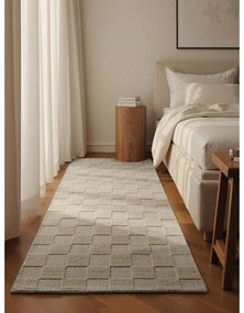 Kremowy wełniany chodnik tkany ręcznie 80x200 cm Scala – Villeroy&amp;Boch