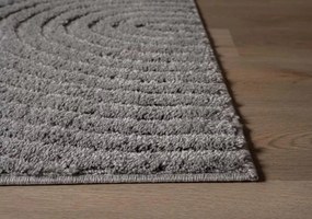 Dywan nowoczesny 3D Arc Geometria szary 160 cm x 230 cm