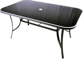 Komplet mebli ogrodowych 7 szt. antracyt