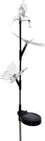 Lampa solarna ogrodowa LED motyl, koliber, ważka