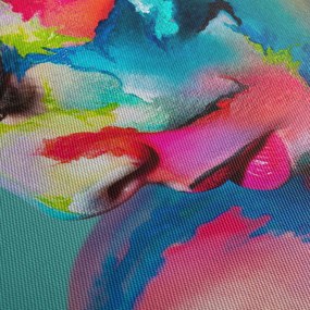 Obraz - Body art (z zegarem) (90x30 cm)