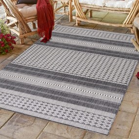Dywan zewnętrzny Sunny wzór beżowo-szary 200 cm x 290 cm