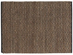 Czarno-naturalny dywan 120x170 cm Zigzag – douceur d'intérieur