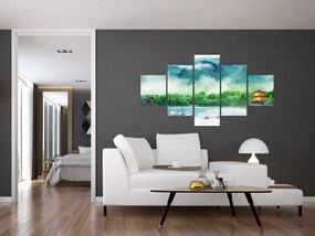 Obraz - Wymarzony krajobraz (125x70 cm)