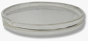 Białe kamienne talerze zestaw 2 szt. ø 20 cm Sand Grain – Mette Ditmer Denmark