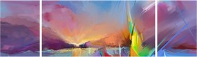 Obraz - Zachód słońca (170x50 cm)