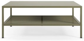 Zielony metalowy stolik 60x100 cm Fayna – Marckeric