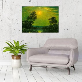 Obraz - Imitator of Ralph Albert Blakelock, Moonlight, reprodukcje (70x50 cm)