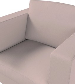 Pokrowiec na fotel Karlanda kolor różowy tkanina strukturalna