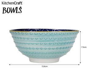 Zestaw 4 misek ceramicznych Kitchen Craft, ø 16,5 cm