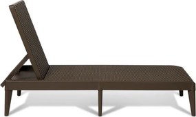 NUMANA, Leżak ogrodowy plastikowy  brązowy
