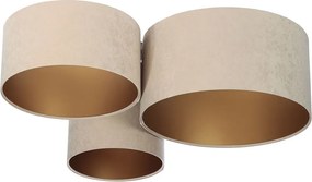 Beżowo-złota plafoniada w stylu glamour Z2-E25