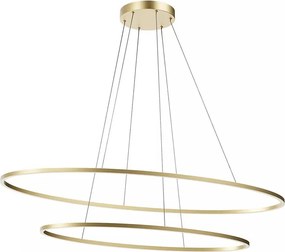 Redo 01-3300 - ściemnialny żyrandol LED na linkach LEO LED/115W/230V brązowy