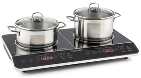 Klarstein VariCook 3500W Kuchenka Indukcyjna 2 Strefy Gotowania Czarny