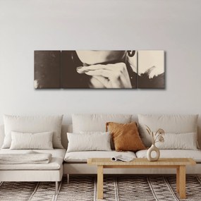 Obraz - Vintage zdjęcie kobiety (170x50 cm)