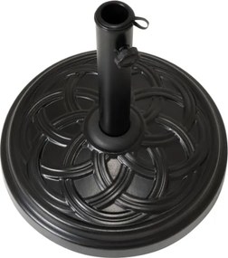 Stojak na parasole, okrągły, Ø 40 cm, czarny